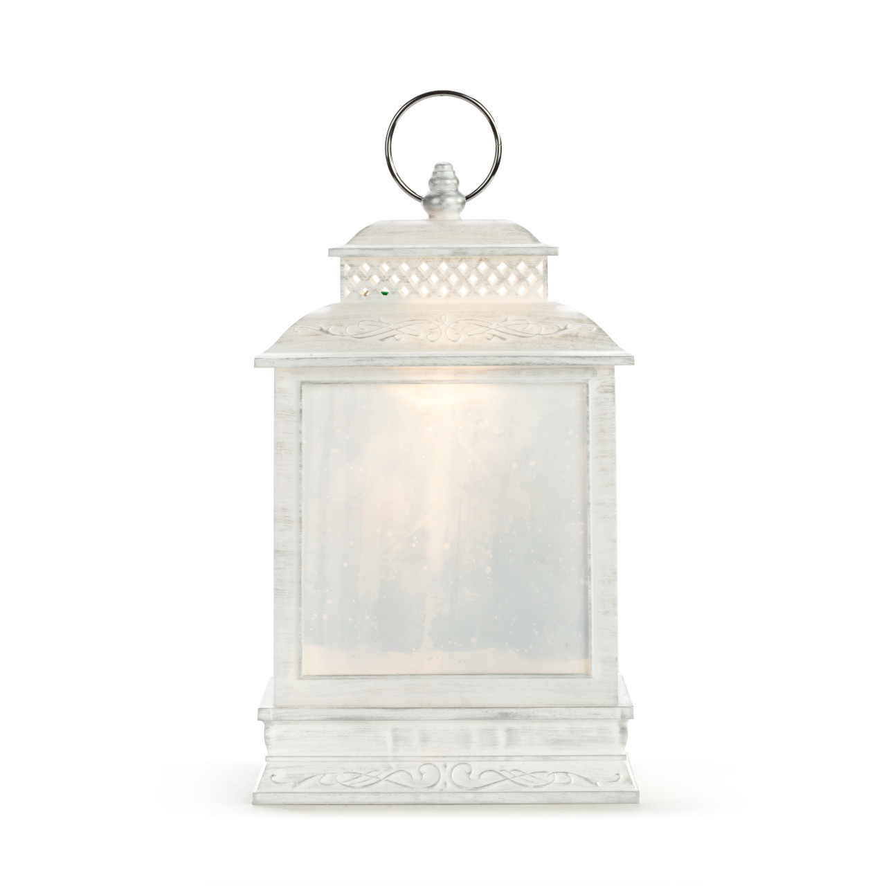 Lit Snowmen Winter Scene Lantern thumbnail