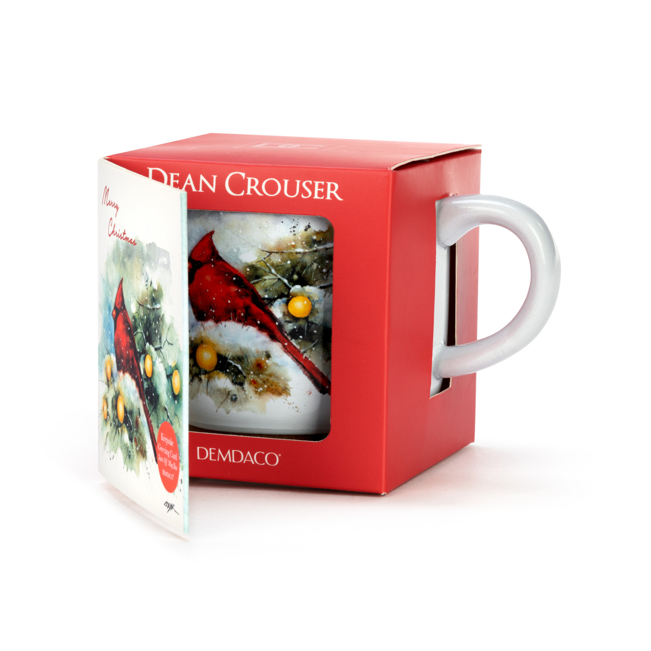 Snow Frosted Cardinal Mug and Card Set thumbnail