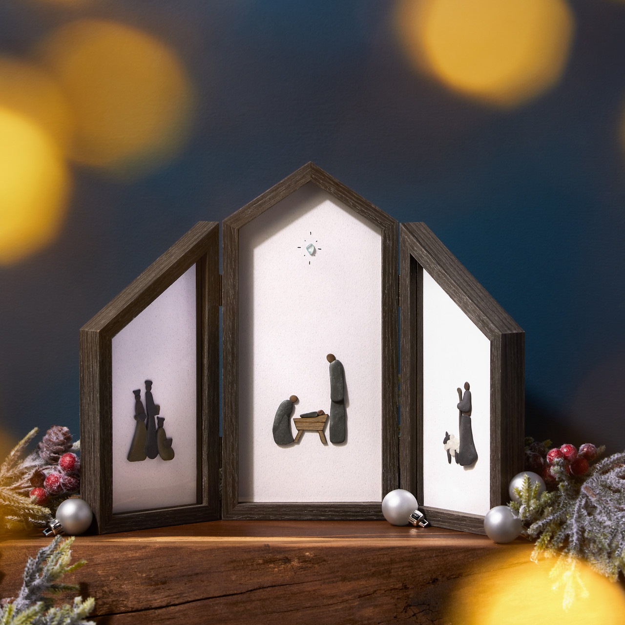 Nativity Triptych Shadow Box thumbnail
