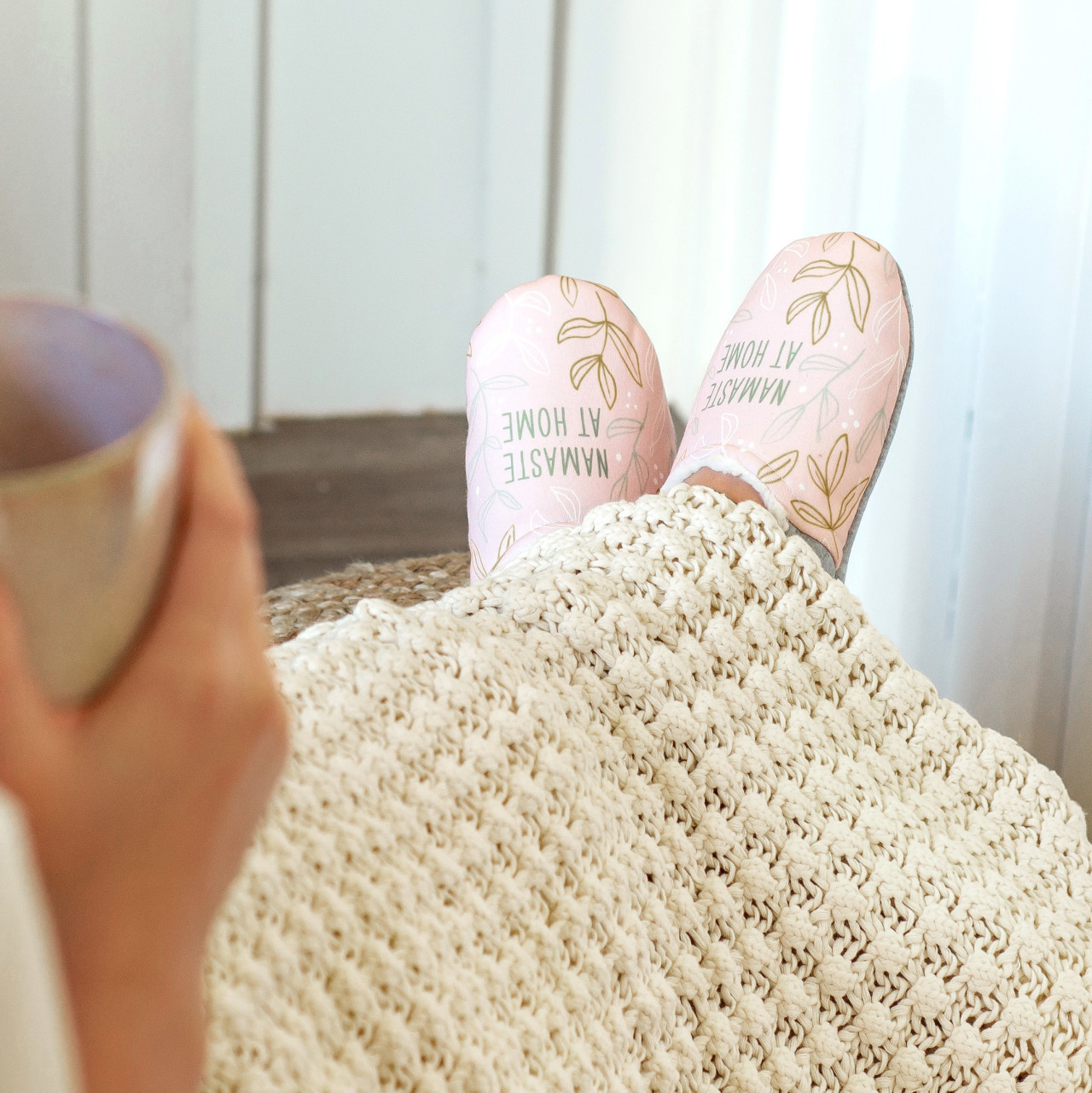 Namaste at Home Slippers - Small thumbnail