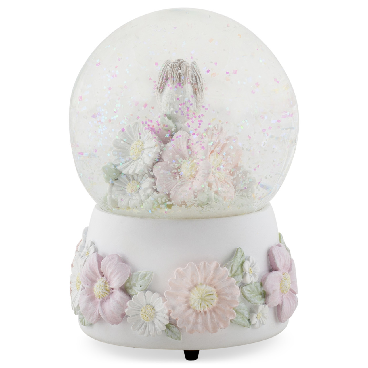 Chickadee Flowers Musical Snow Globe thumbnail