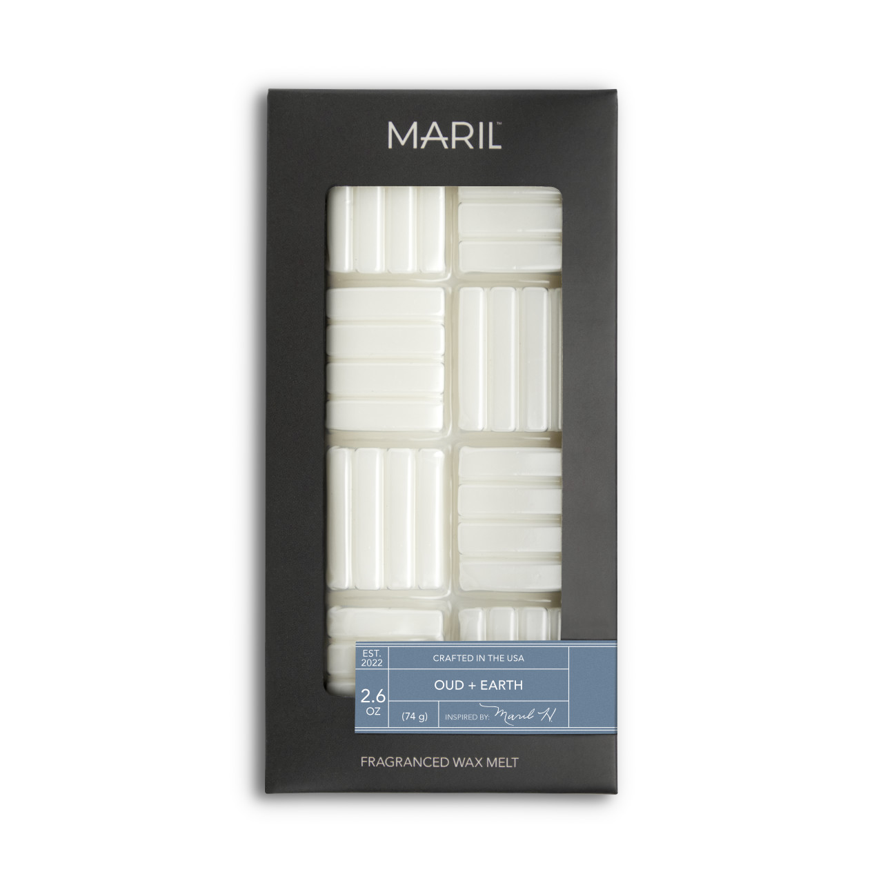 Oud + Earth 2.6 oz. Wax Melt - MARIL thumbnail