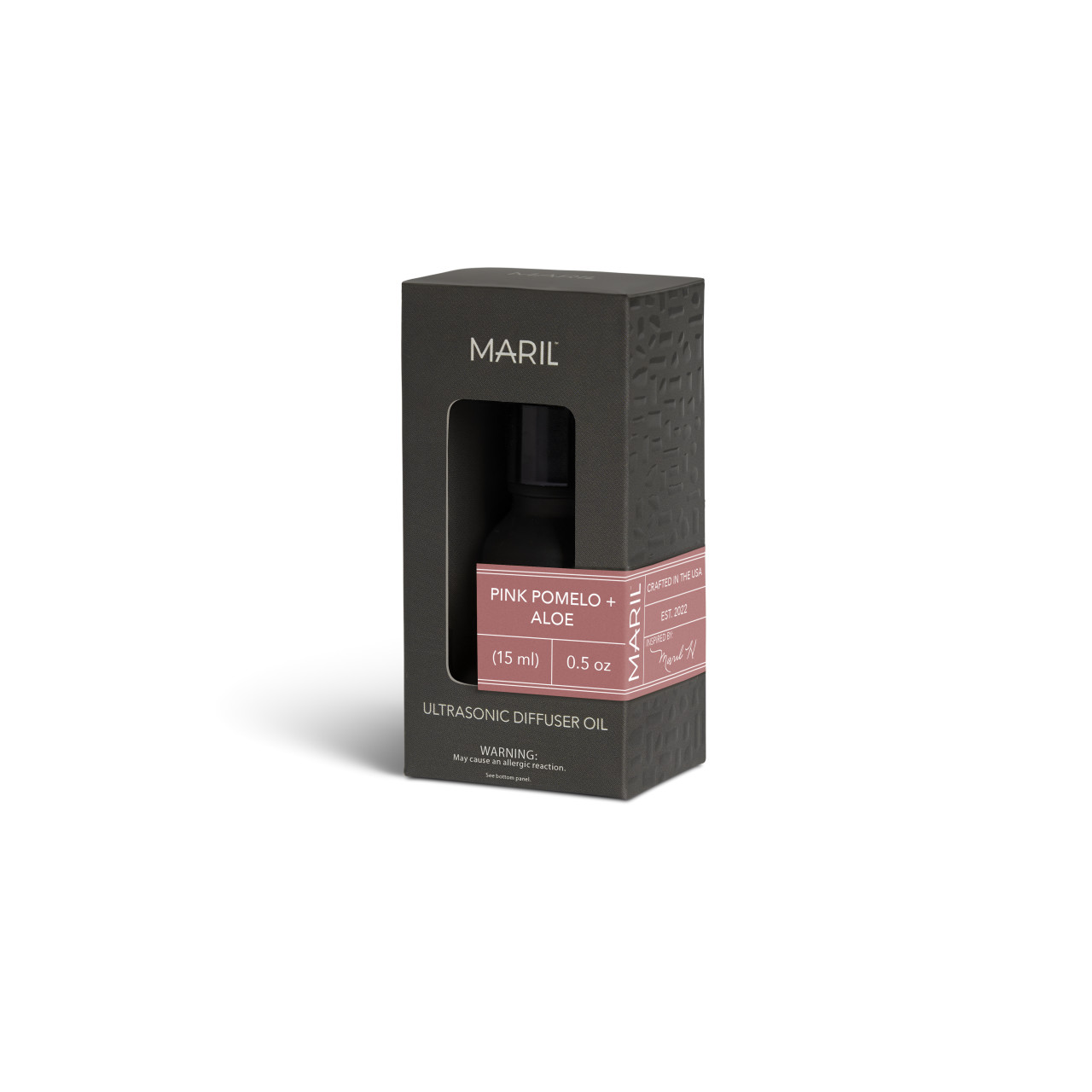 Pink Pomelo + Aloe .5 fl oz. Ultrasonic Diffuser Oil - MARIL thumbnail