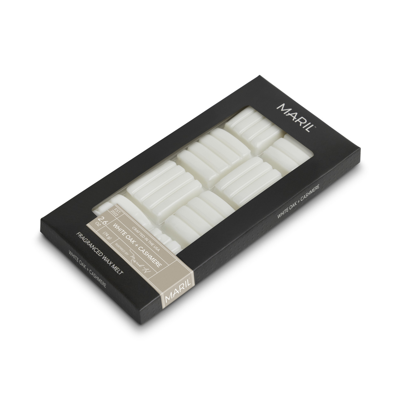 White Oak + Cashmere 2.6 oz. Wax Melt - MARIL thumbnail
