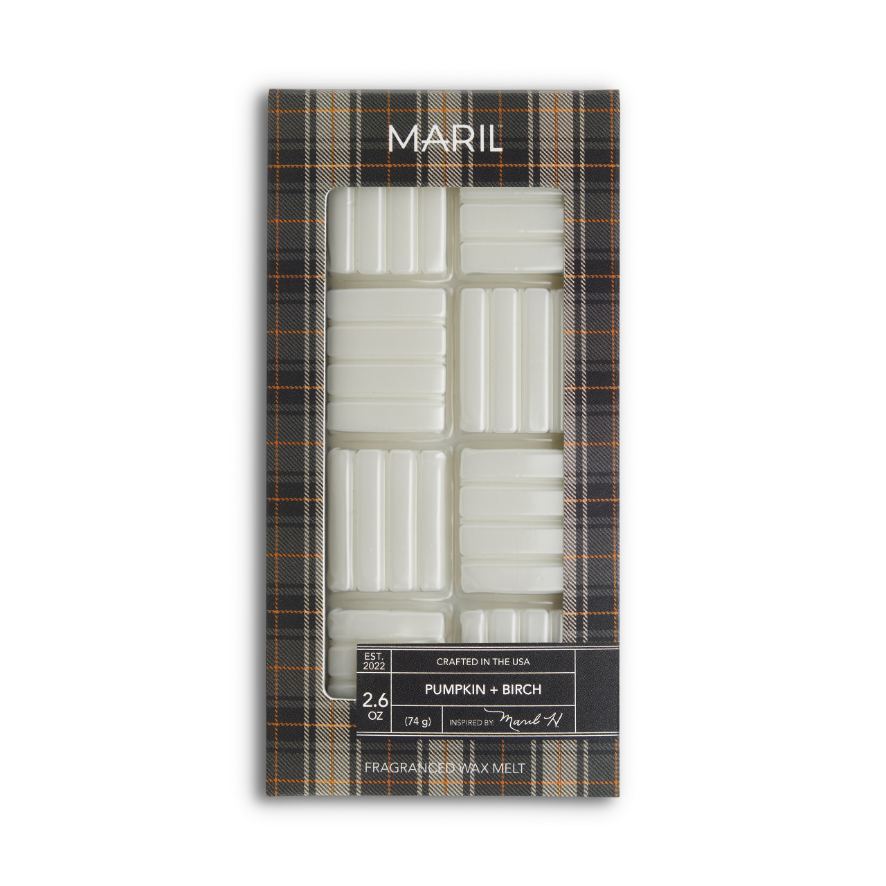 MARIL Pumpkin + Birch - 2.6 oz Wax Melt thumbnail