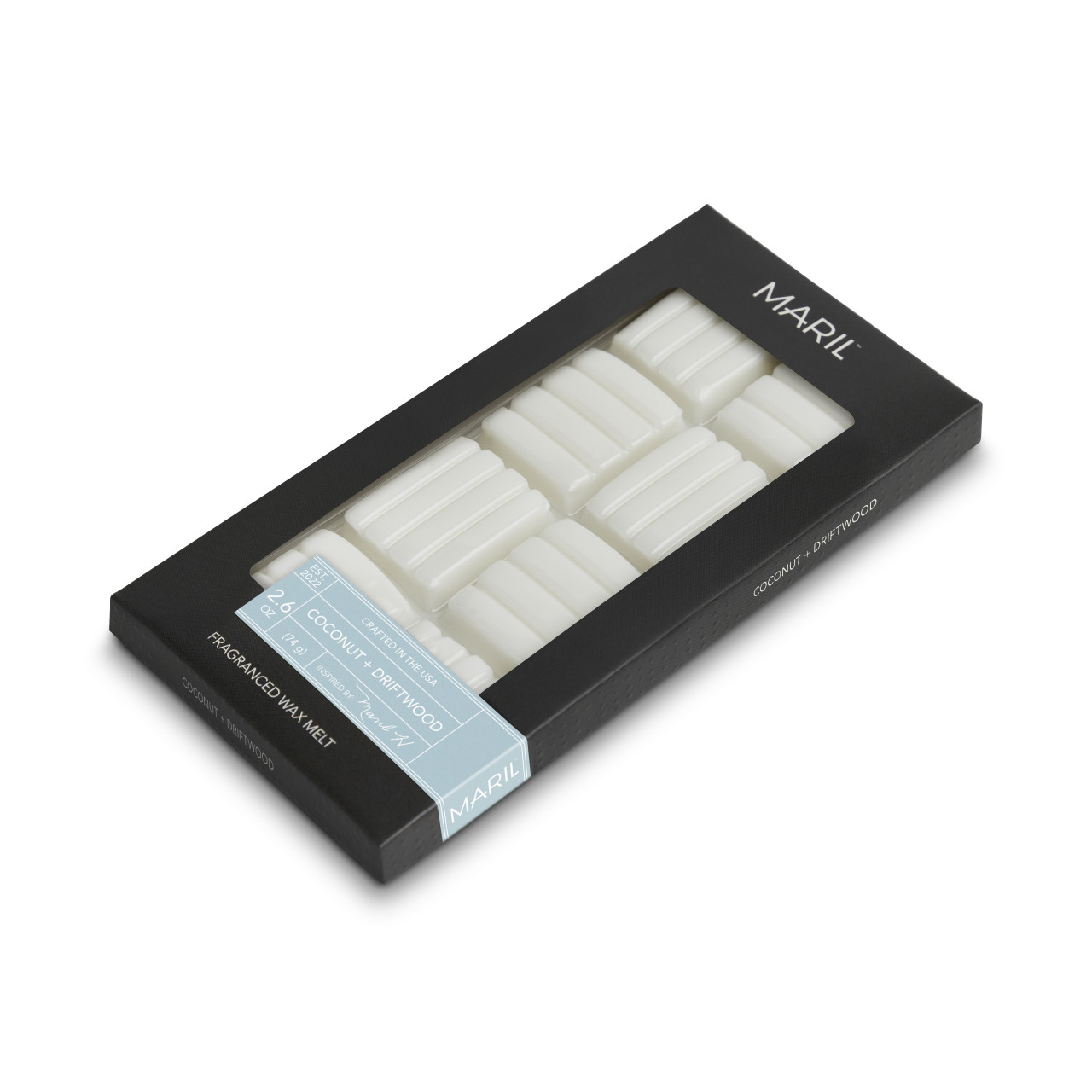 Coconut + Driftwood 2.6 oz. Wax Melt - MARIL thumbnail