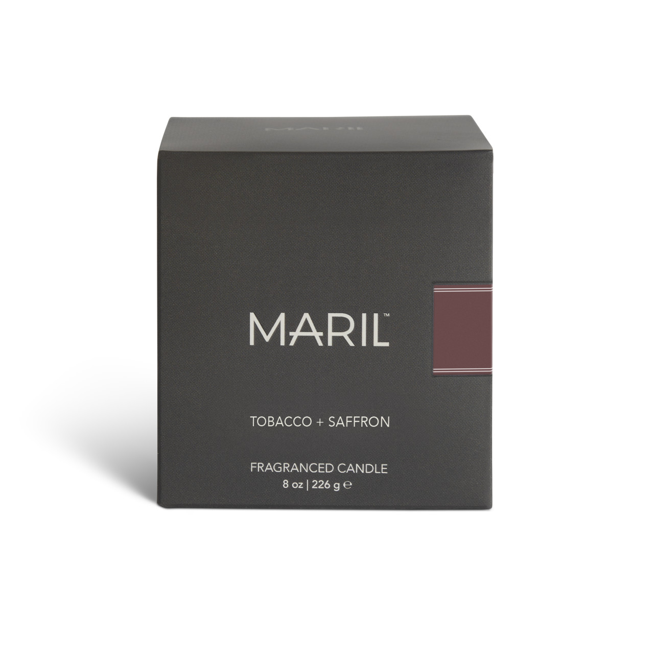Tobacco + Saffron 8 oz. Candle -MARIL thumbnail