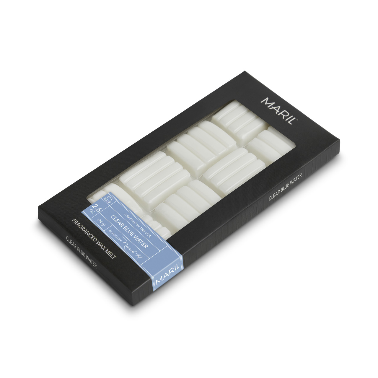 Clear Blue Water 2.6 oz. Wax Melt - MARIL thumbnail