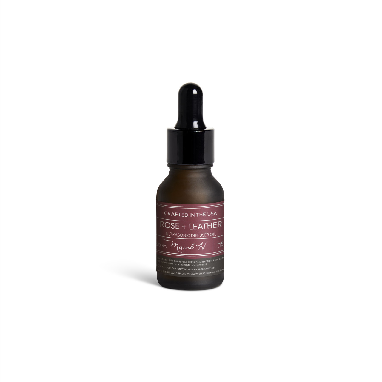 Rose + Leather .5 fl oz. Ultrasonic Diffuser Oil - MARIL thumbnail