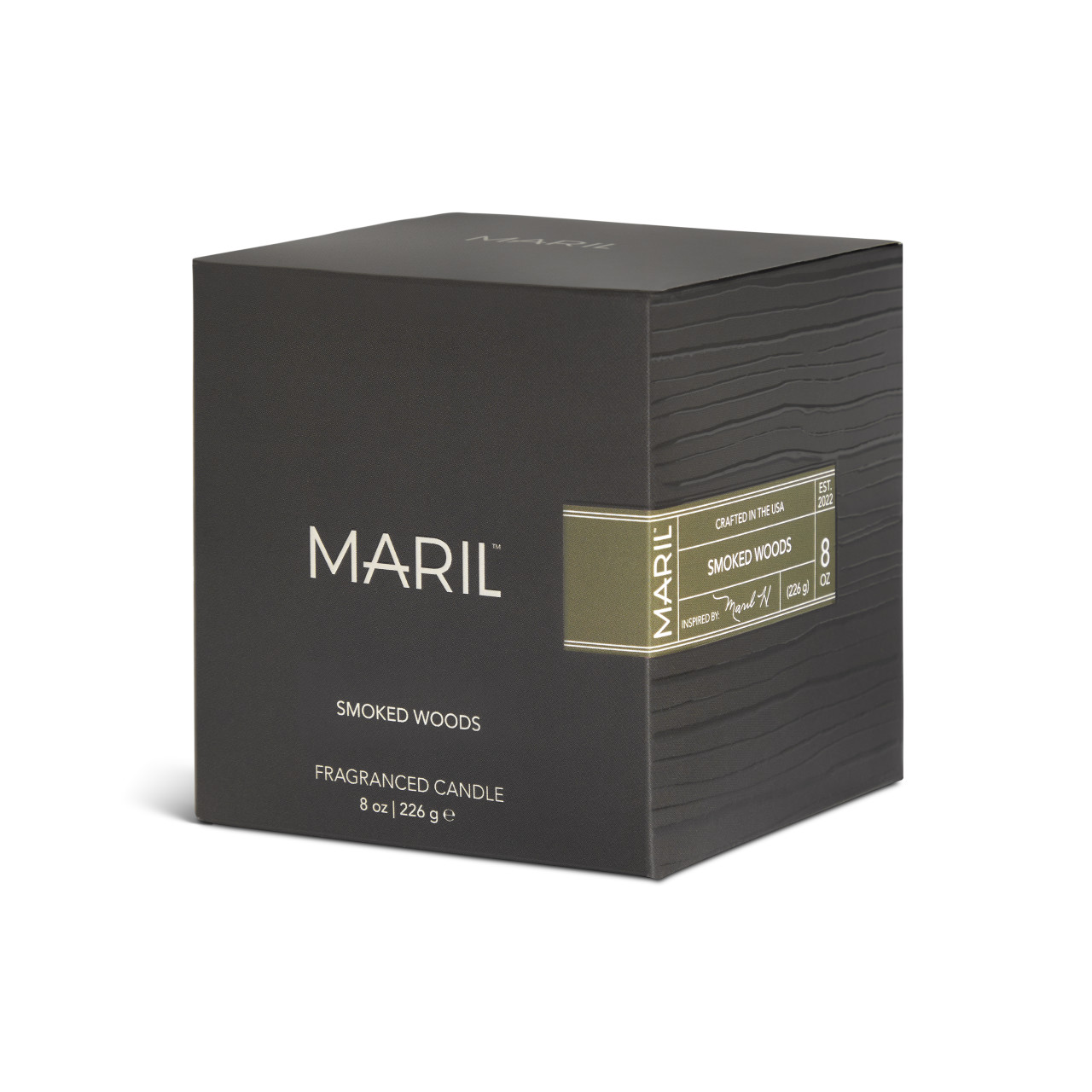 Smoked Woods 8 oz. Candle - MARIL thumbnail