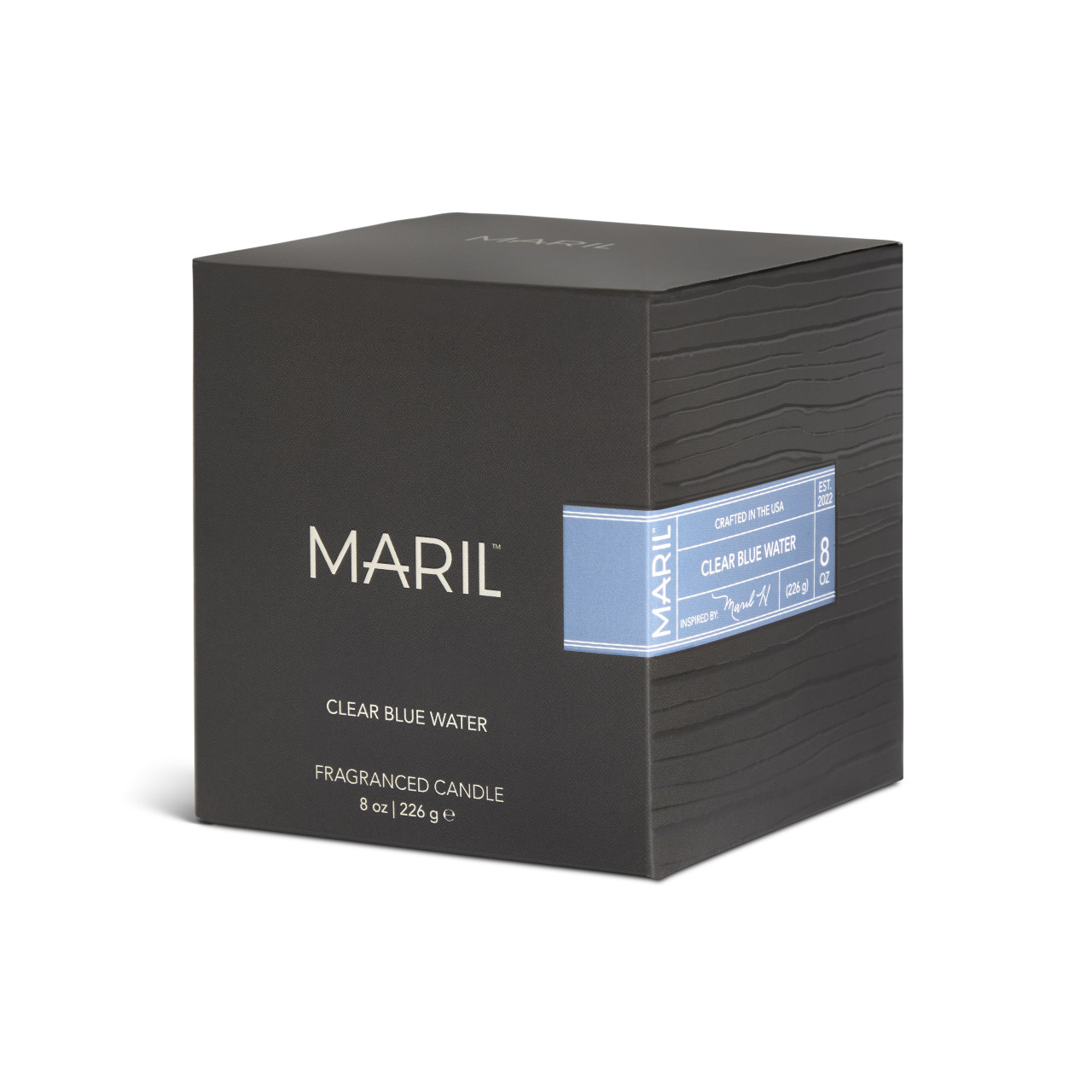 Clear Blue Water 8 oz. Candle - MARIL thumbnail