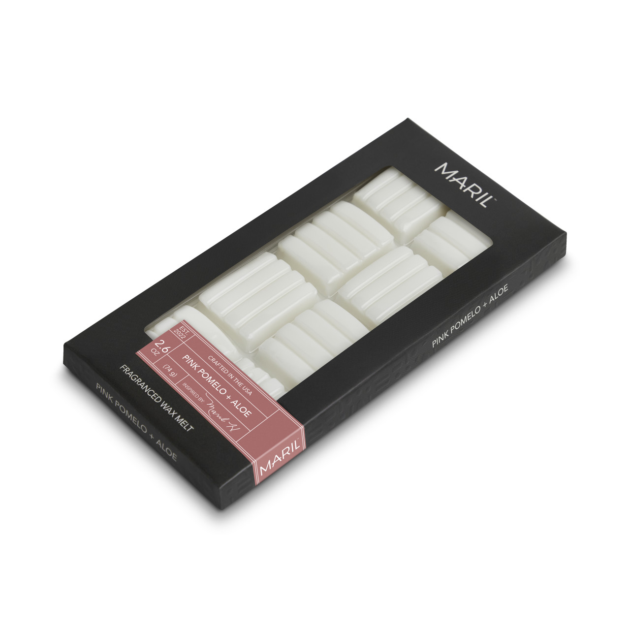 Pink Pomelo + Aloe 2.6 oz. Wax Melt - MARIL thumbnail