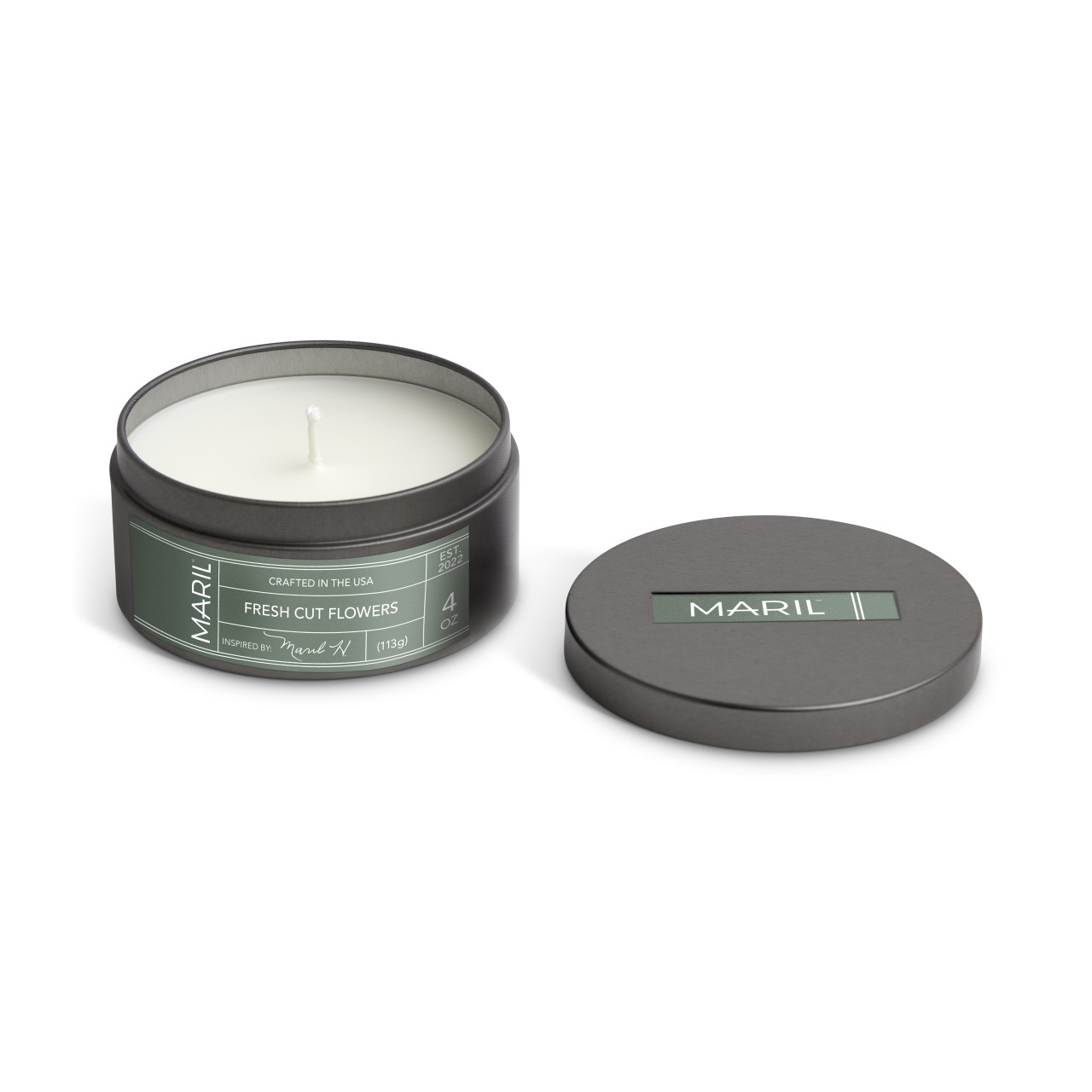 Fresh Cut Flowers 4 oz. Travel Candle - MARIL thumbnail