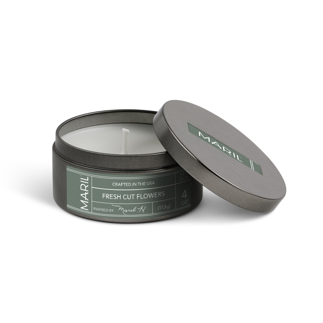 Fresh Cut Flowers 4 oz. Travel Candle - MARIL thumbnail