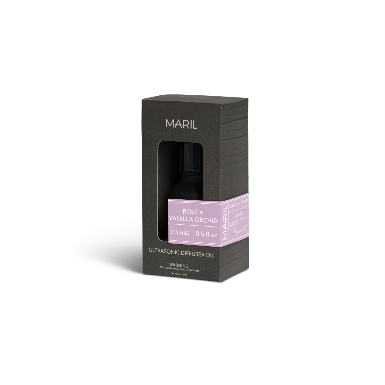 Rosé + Van Orchid .5 fl oz. Ultrasonic Diffuser Oil - MARIL thumbnail