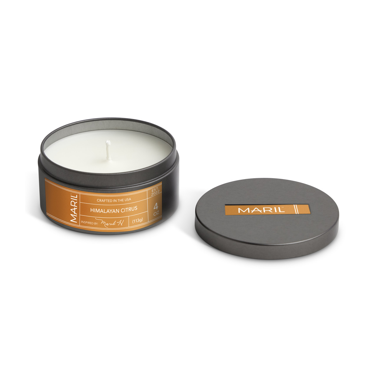 Himalayan Citrus 4 oz. Travel Candle - MARIL thumbnail