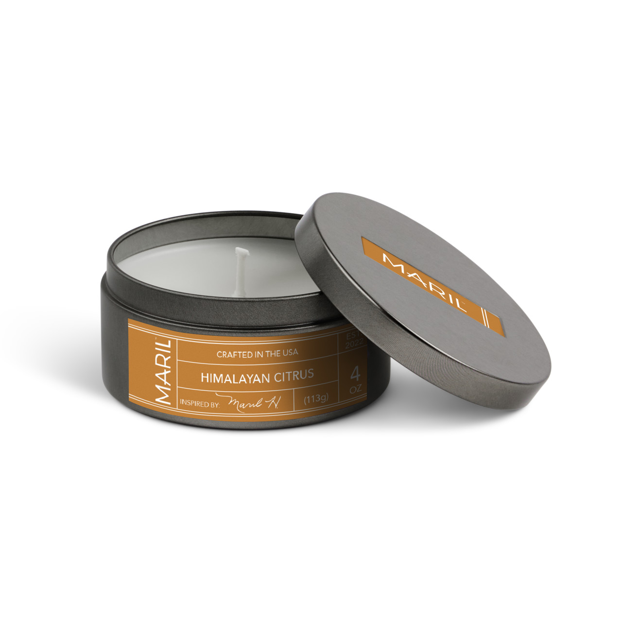 Himalayan Citrus 4 oz. Travel Candle - MARIL thumbnail