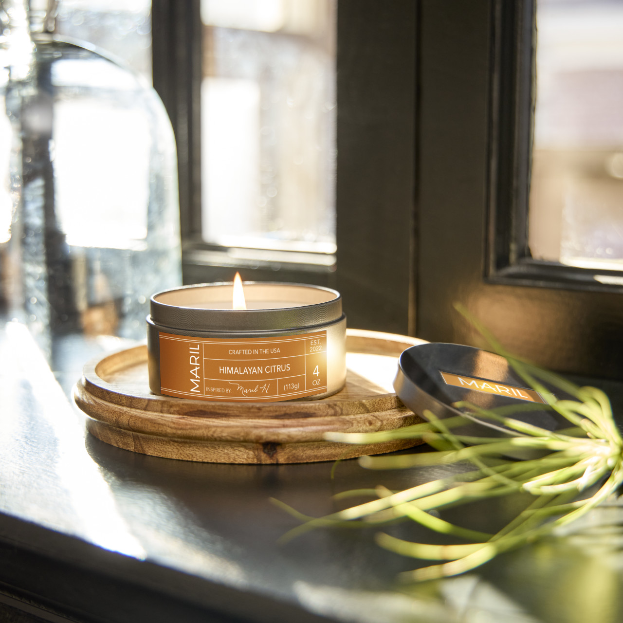 Himalayan Citrus 4 oz. Travel Candle - MARIL thumbnail