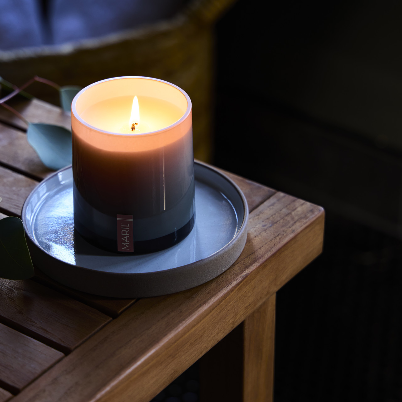 MARIL® Fragrance Rose + Leather Candle 8oz thumbnail