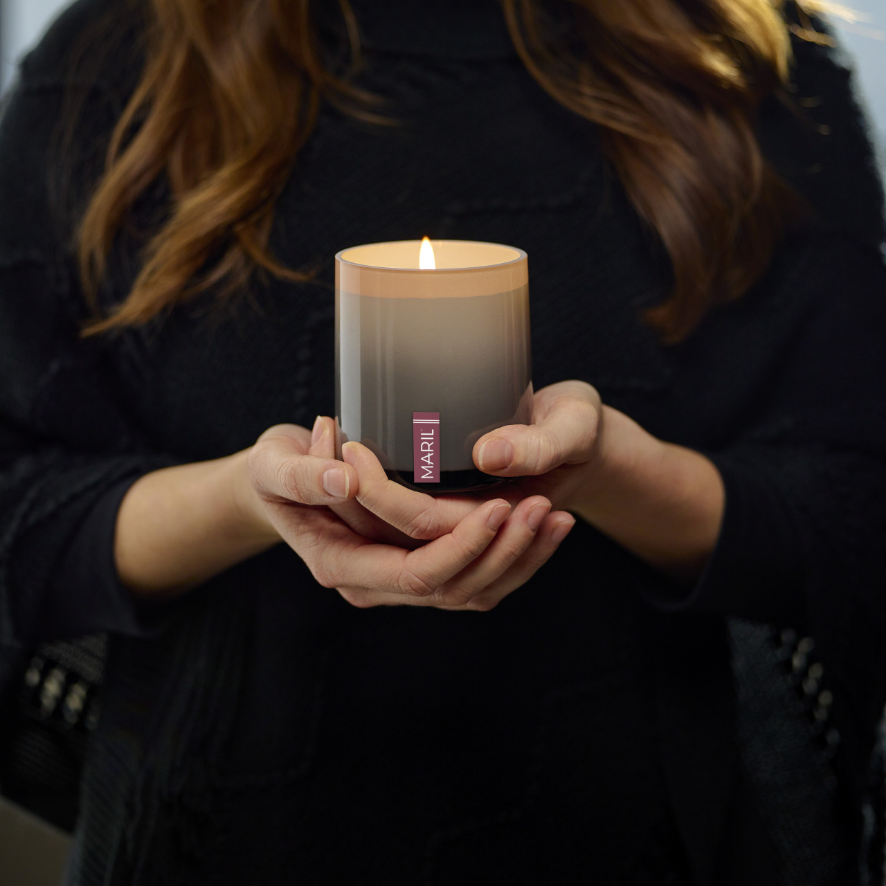 MARIL® Fragrance Rose + Leather Candle 8oz thumbnail