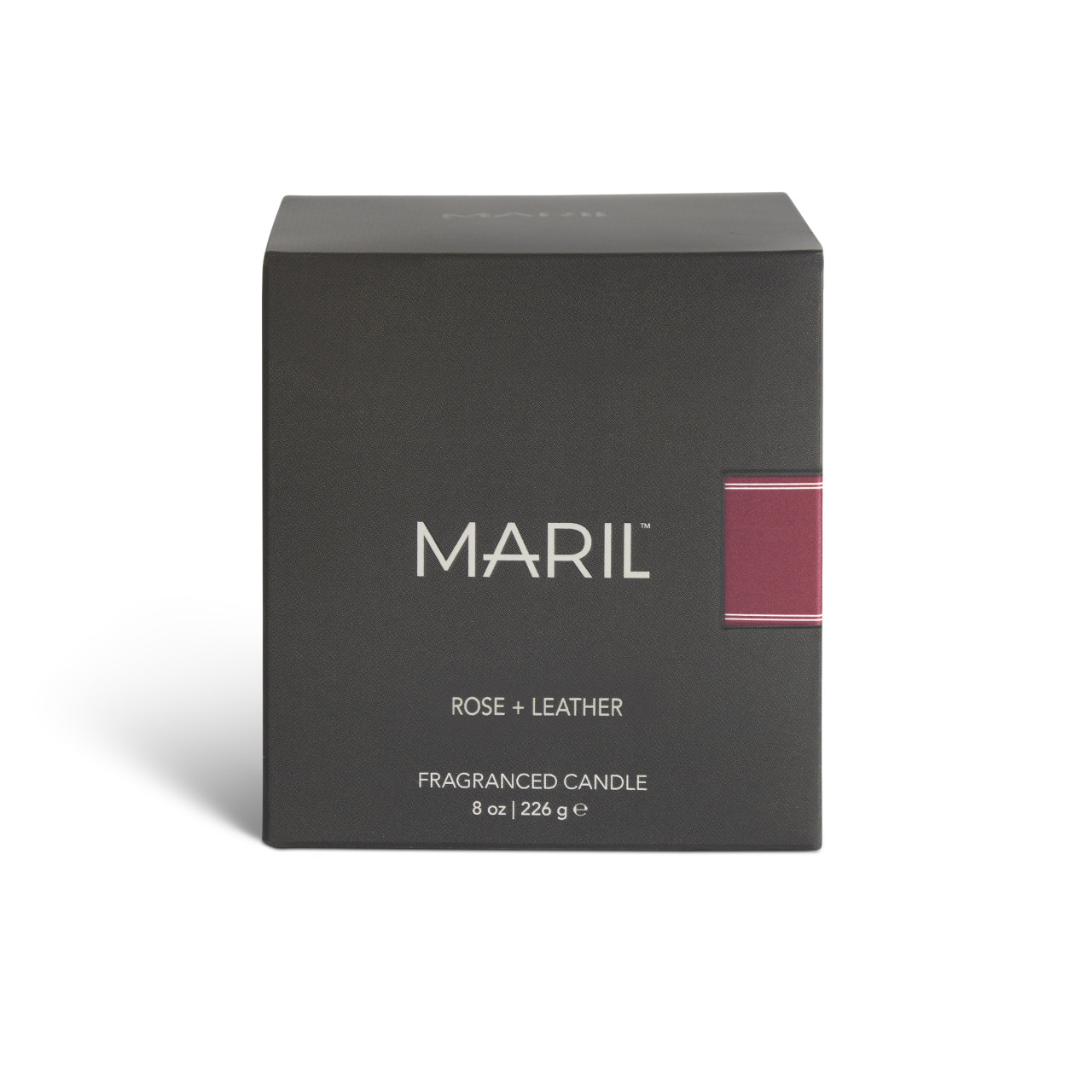 MARIL® Fragrance Rose + Leather Candle 8oz thumbnail