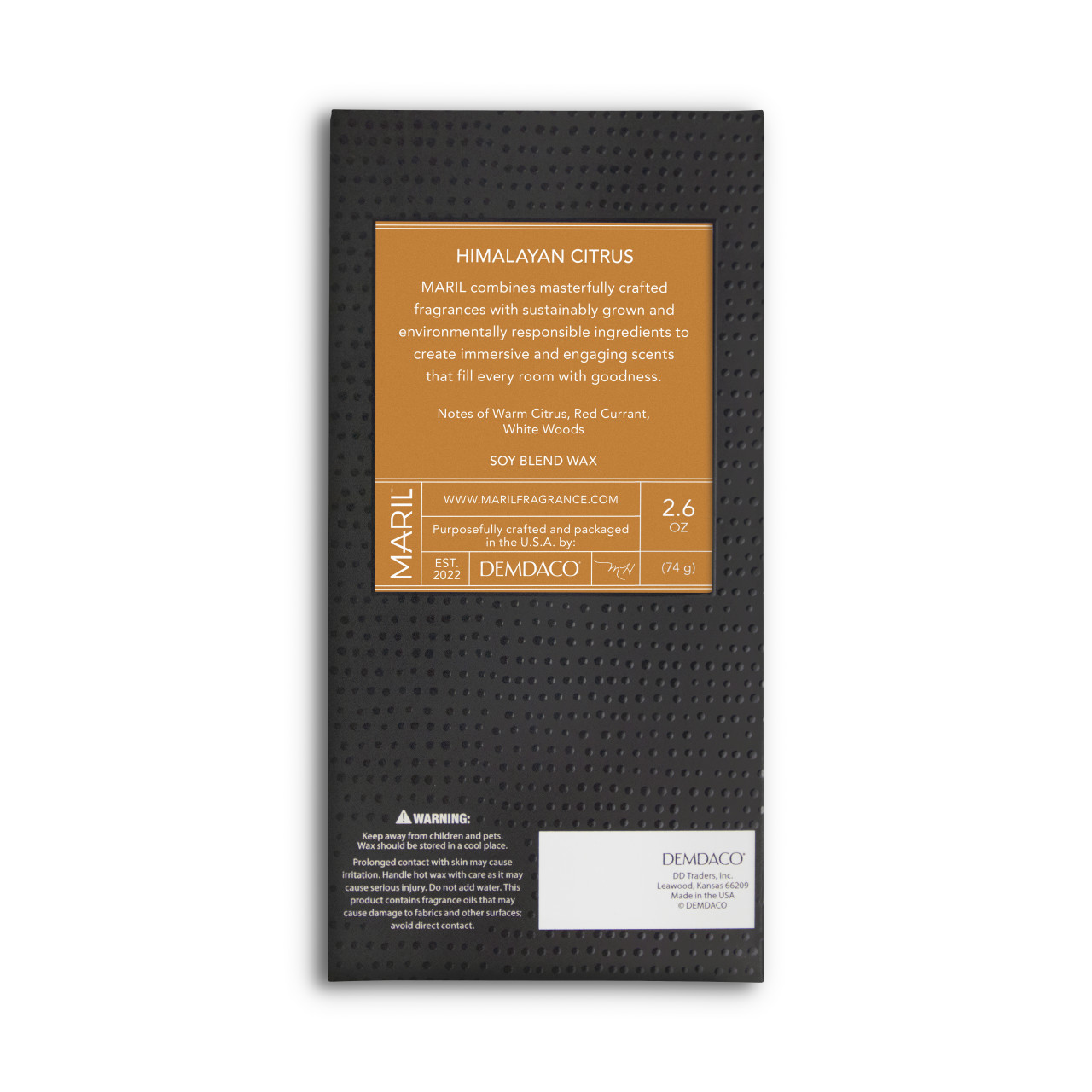 Himalayan Citrus 2.6 oz. Wax Melt - MARIL thumbnail