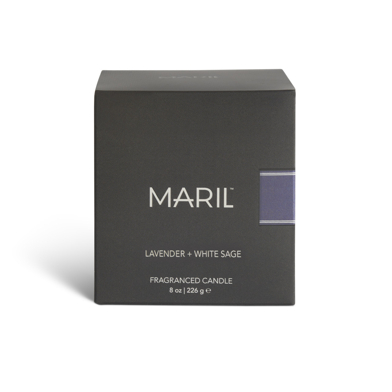 Lavender + White Sage 8 oz. Candle - MARIL thumbnail
