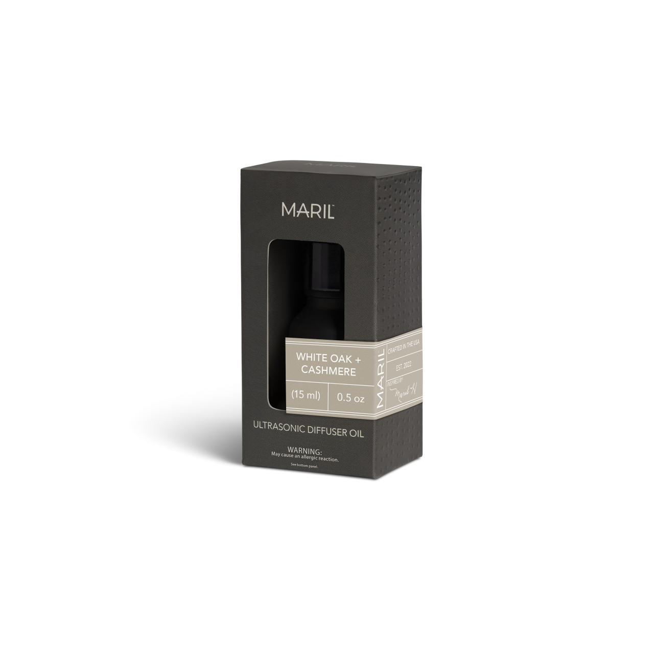 White Oak + Cashmere .5 fl oz. Ultrasonic Diffuser Oil - MARIL thumbnail