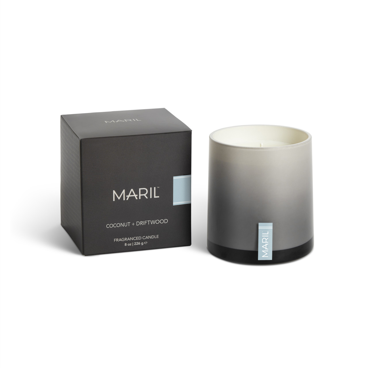 Coconut + Driftwood 8 oz. Candle - MARIL thumbnail