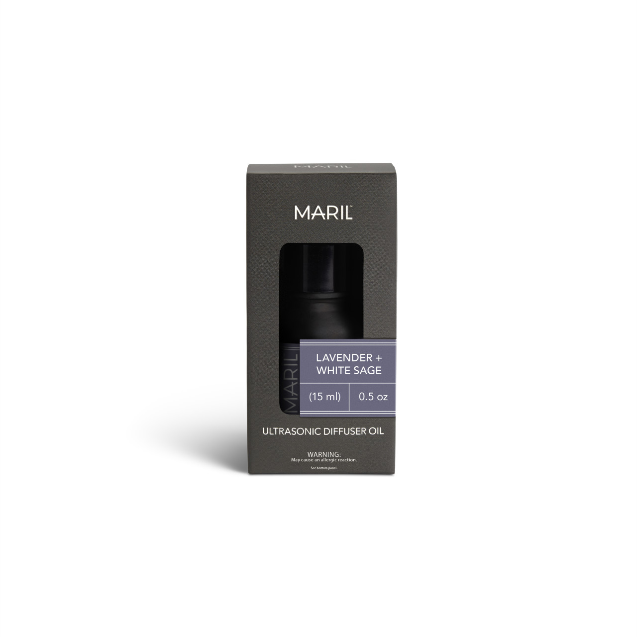 Lavender + White Sage .5 fl oz. Ultrasonic Diffuser Oil - MARIL thumbnail