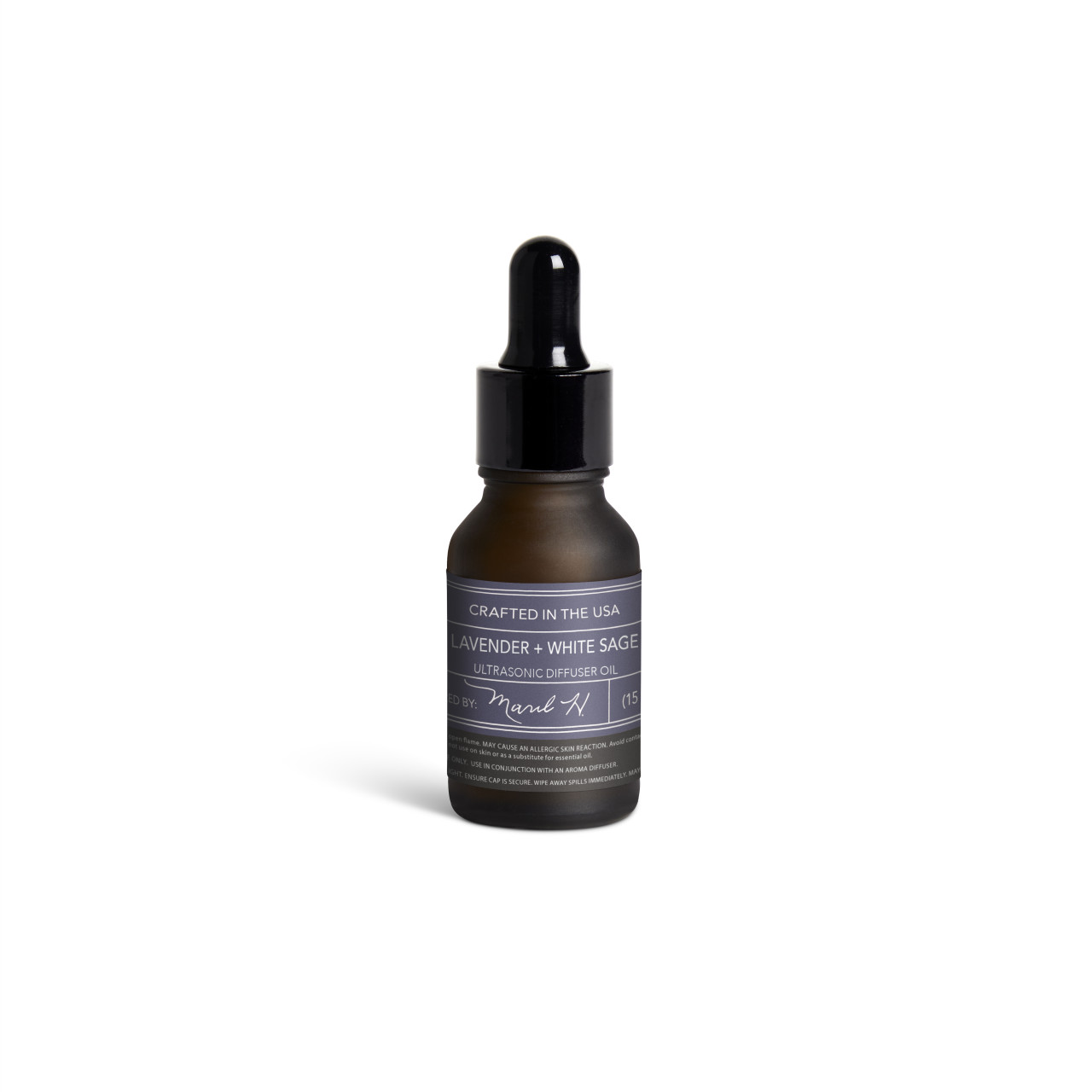 Lavender + White Sage .5 fl oz. Ultrasonic Diffuser Oil - MARIL thumbnail