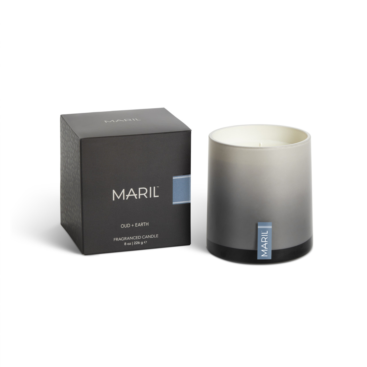 Oud + Earth 8 oz. Candle - MARIL thumbnail