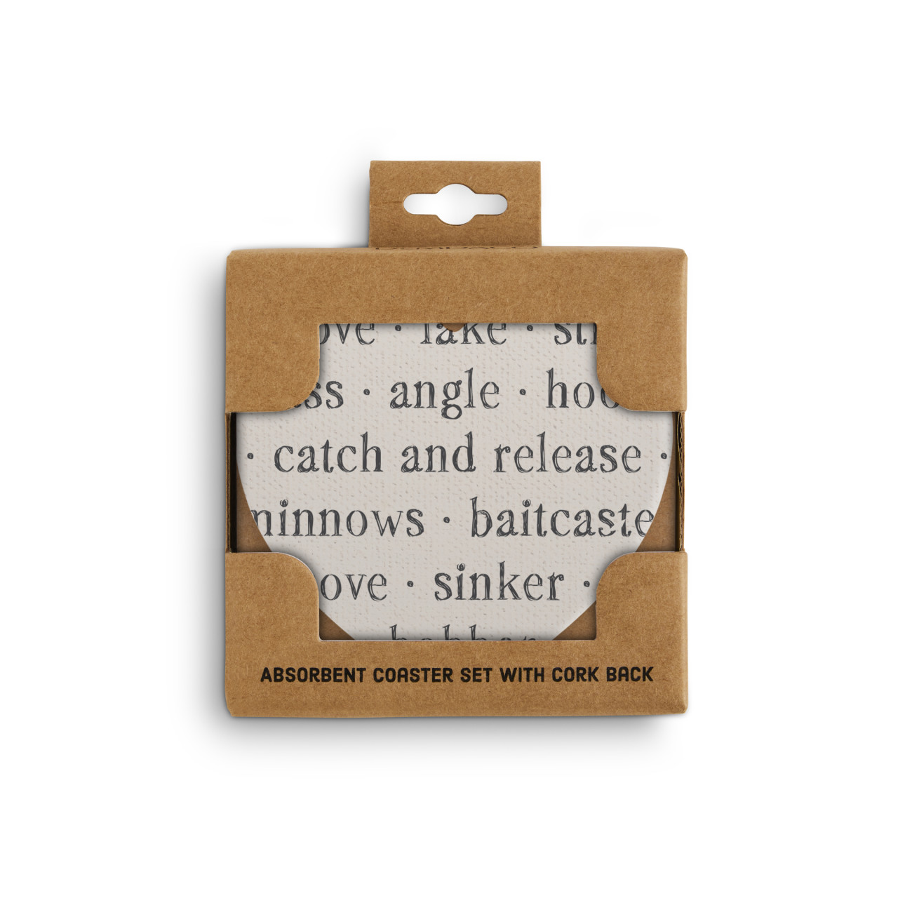 SE Fishing Heart Coaster thumbnail