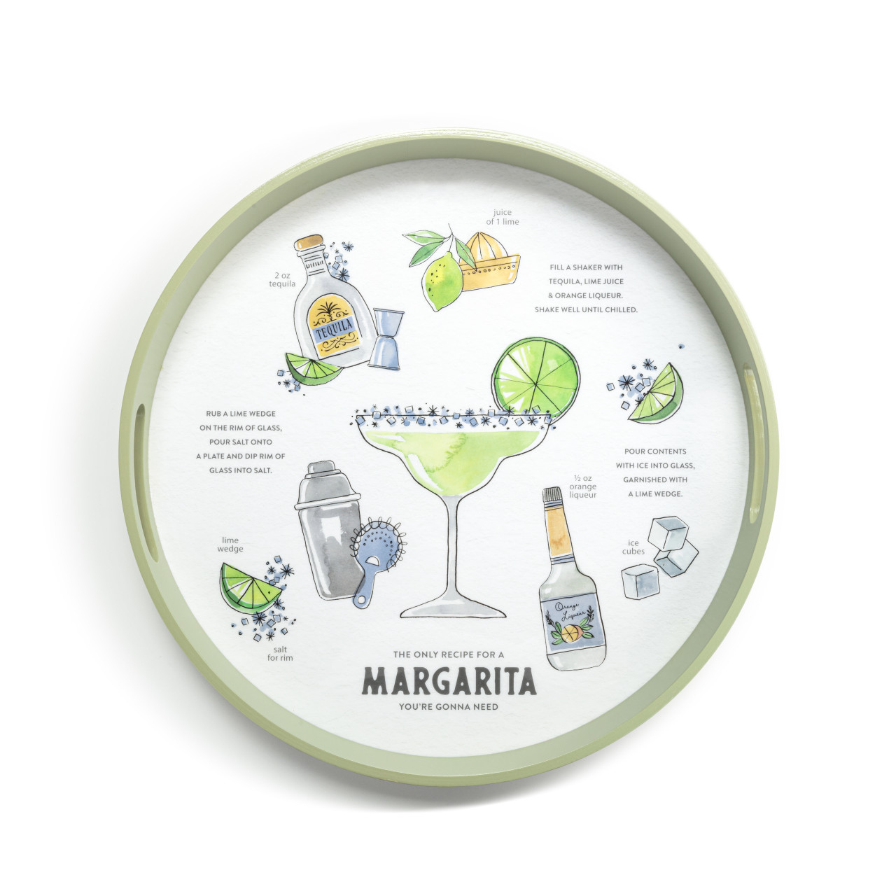 Margarita Round Serve Tray thumbnail