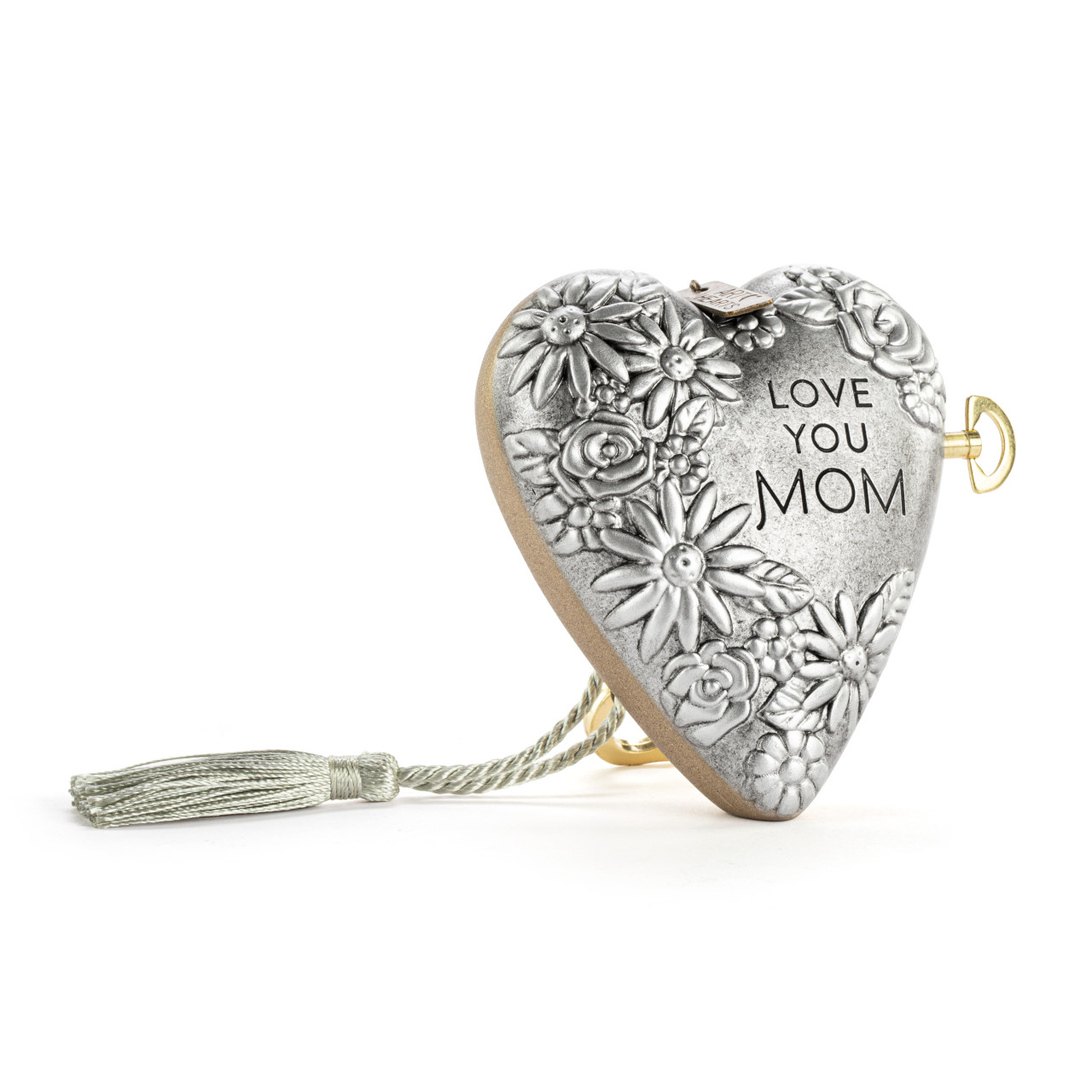 Love You Mom Musical Sculpted Art Heart thumbnail