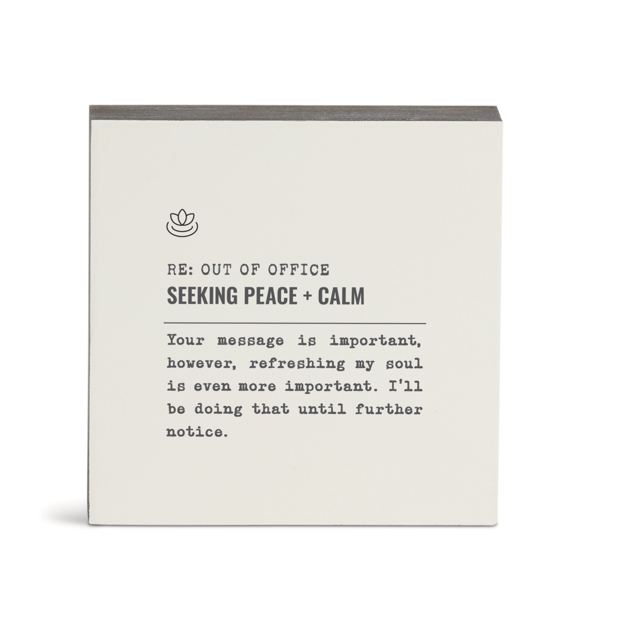 Seeking Peace Wall Art - 6"sq. thumbnail