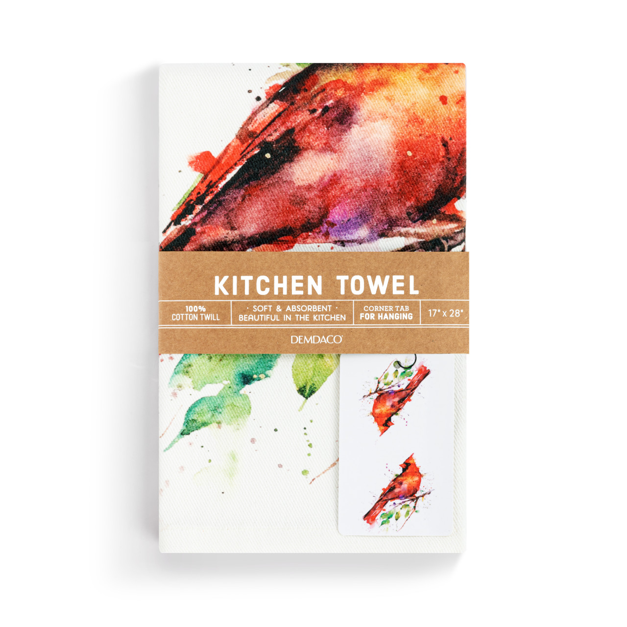 Spring Cardinal Kitchen Towel thumbnail