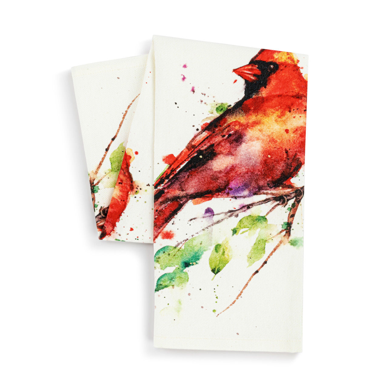 Spring Cardinal Kitchen Towel thumbnail