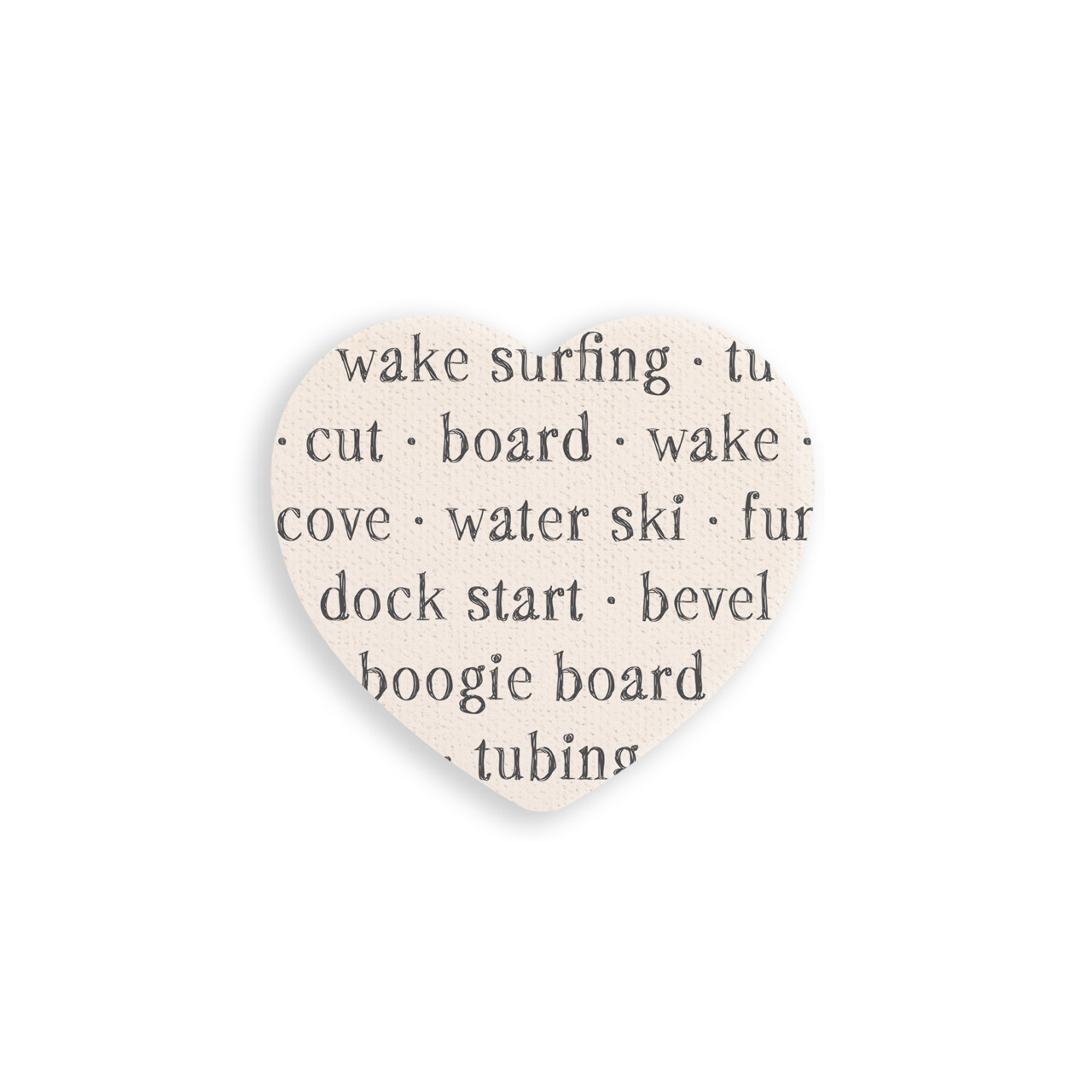 SE Water Sports Heart Coaster thumbnail