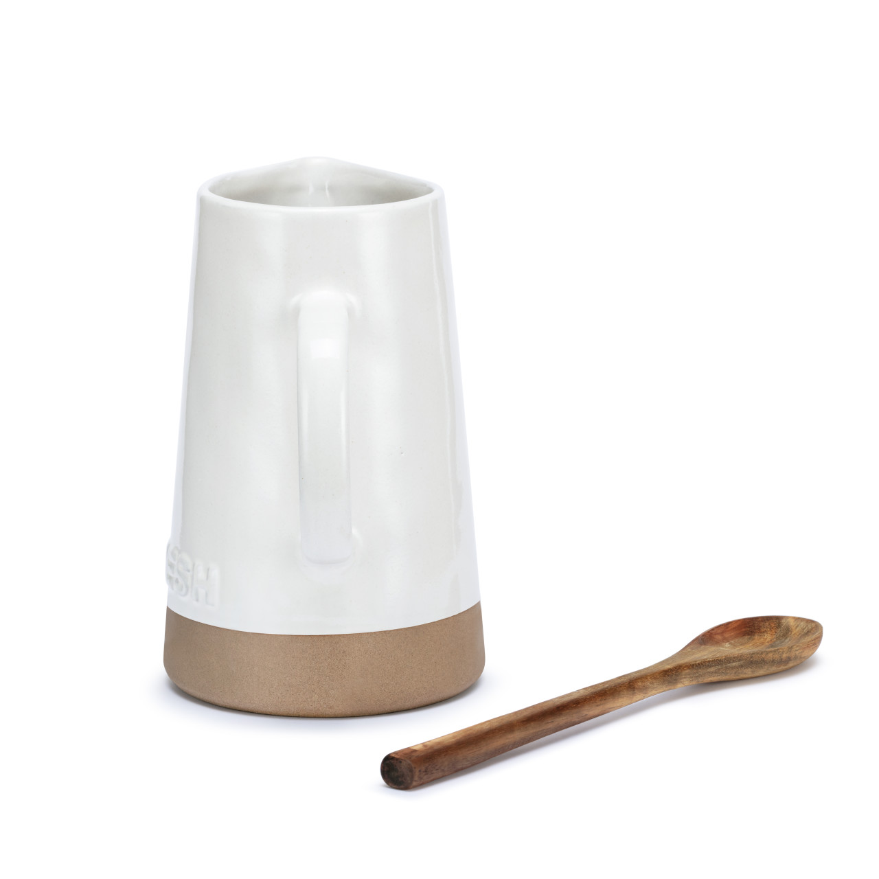 White Refresh Refill Pitcher with Spoon thumbnail