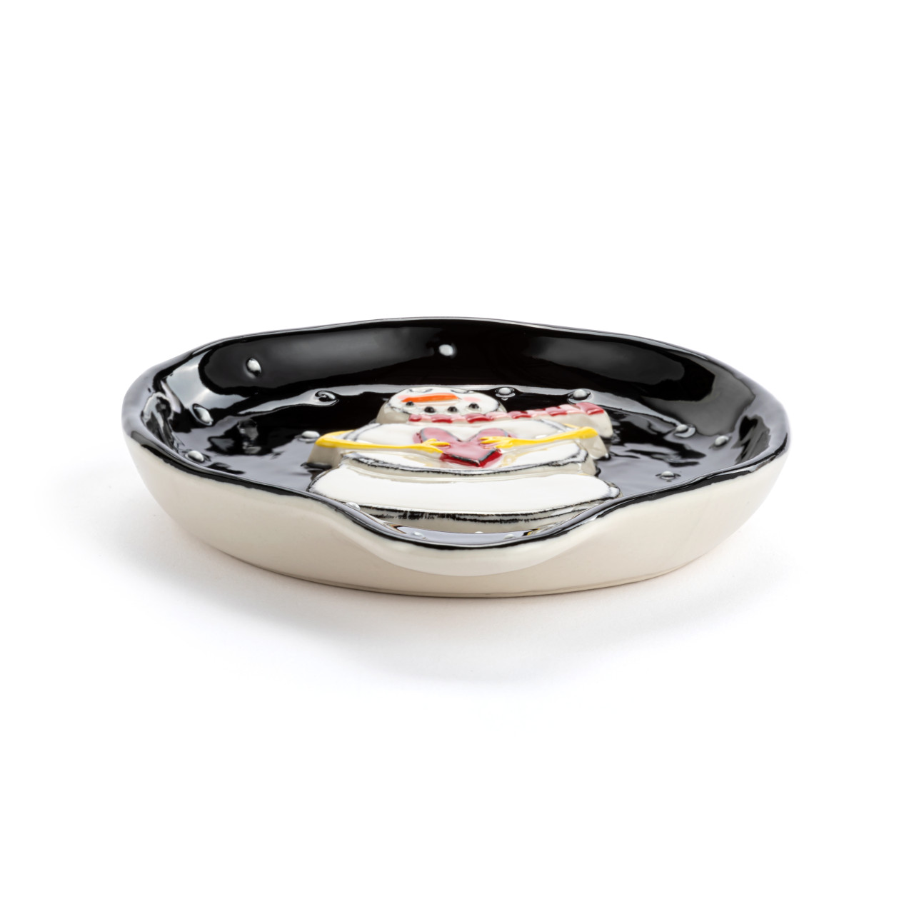 Snowman Polka Dot Spoon Rest thumbnail