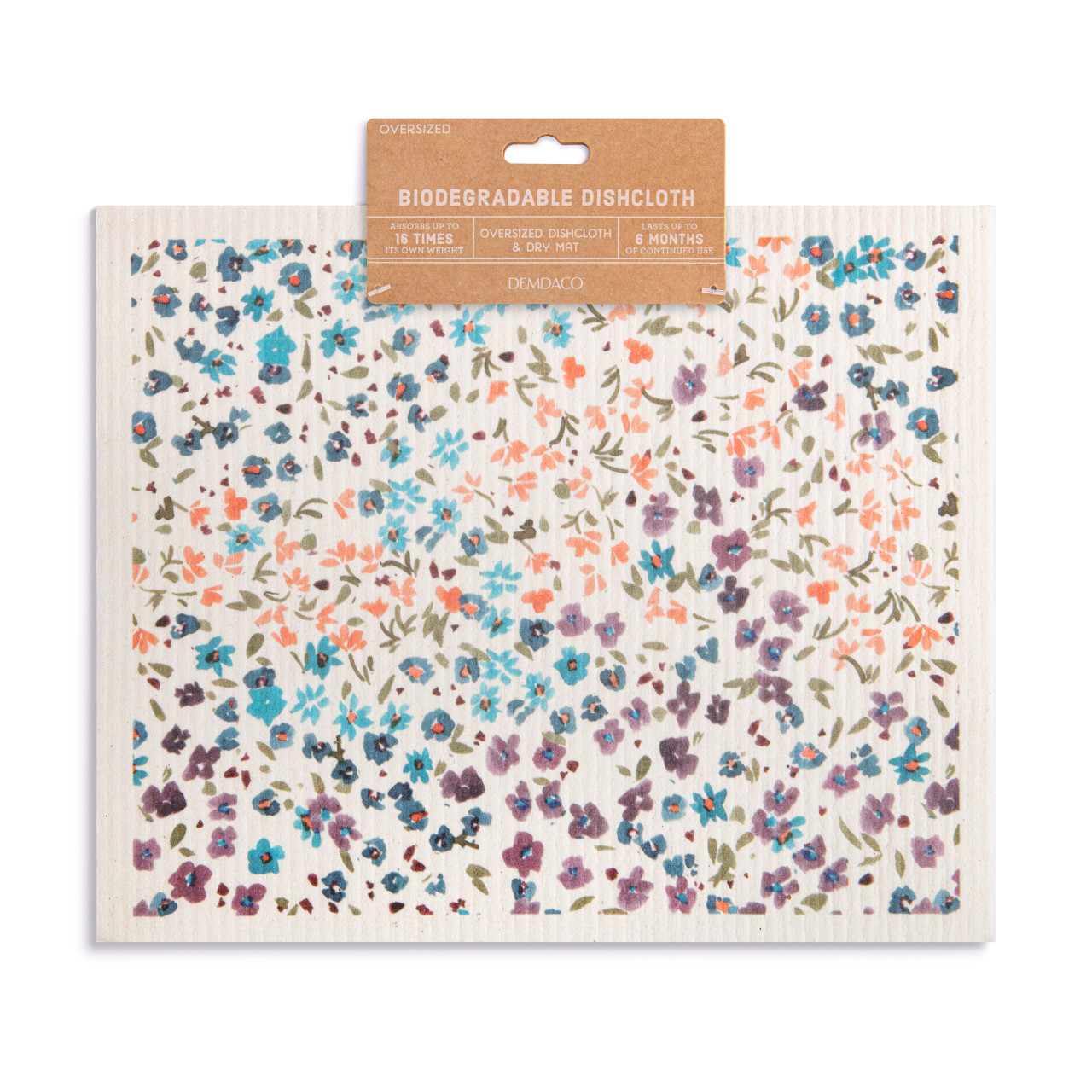 Tiny Floral Extra Large Biodegradable Dish Cloth thumbnail