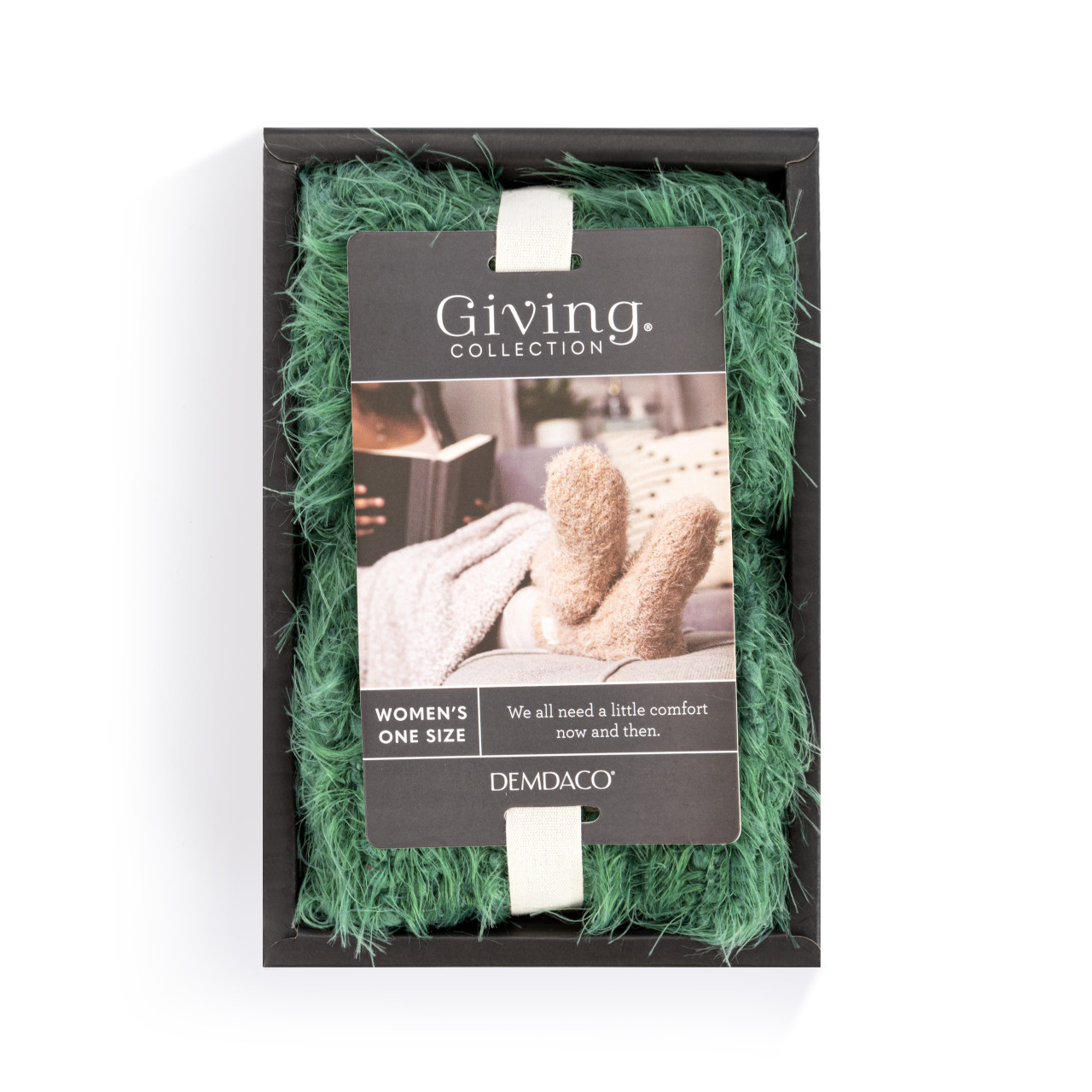 Giving Collection Vibrant Green Cozy Giving Socks Set thumbnail