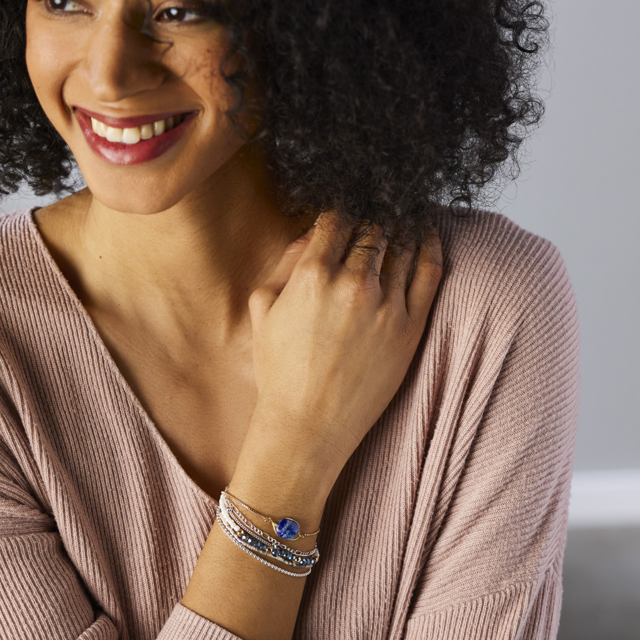 BeMindful Bracelet - Lapis thumbnail