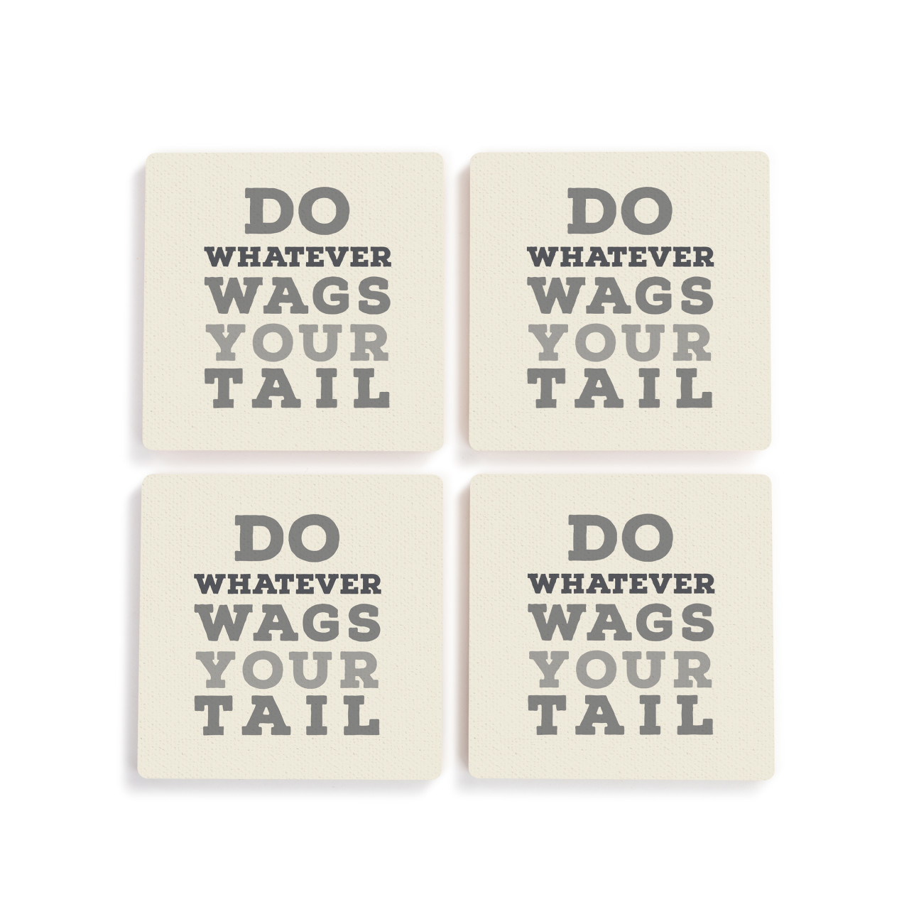 Wags Your Tail Coasters - Set of 4 thumbnail