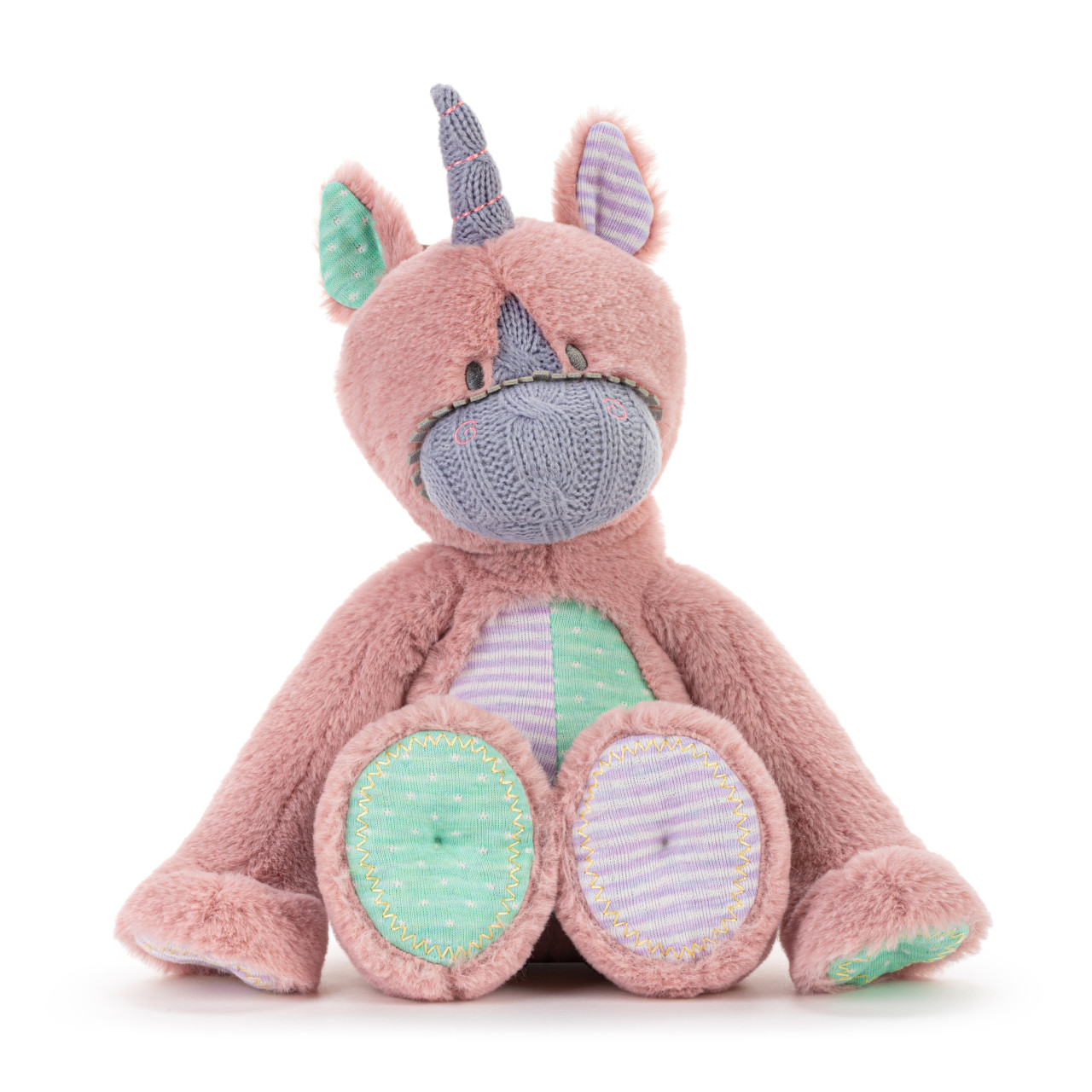 The Oddball Collection Pink Unicorn Stuffed Animal 11" thumbnail