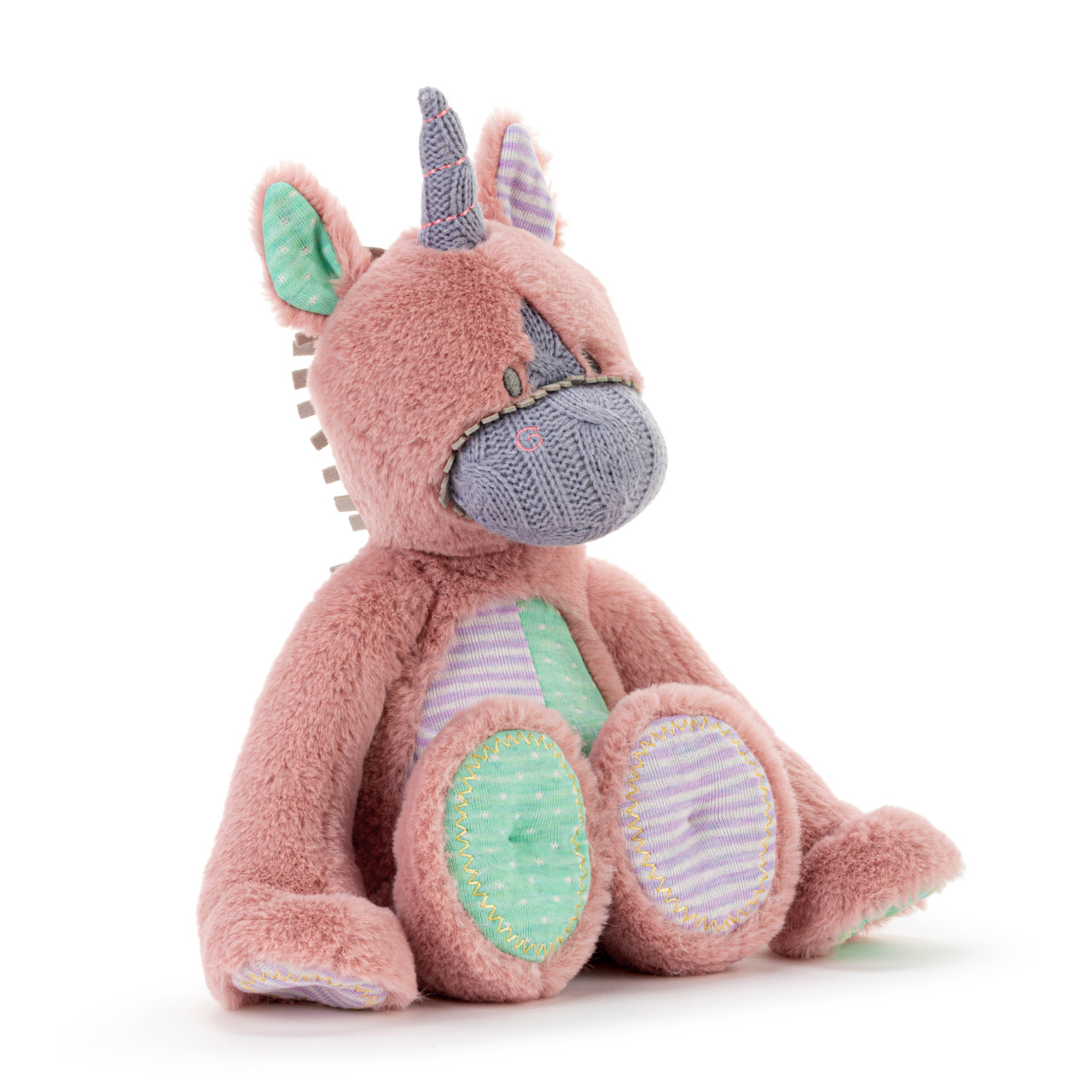 The Oddball Collection Pink Unicorn Stuffed Animal 11" thumbnail