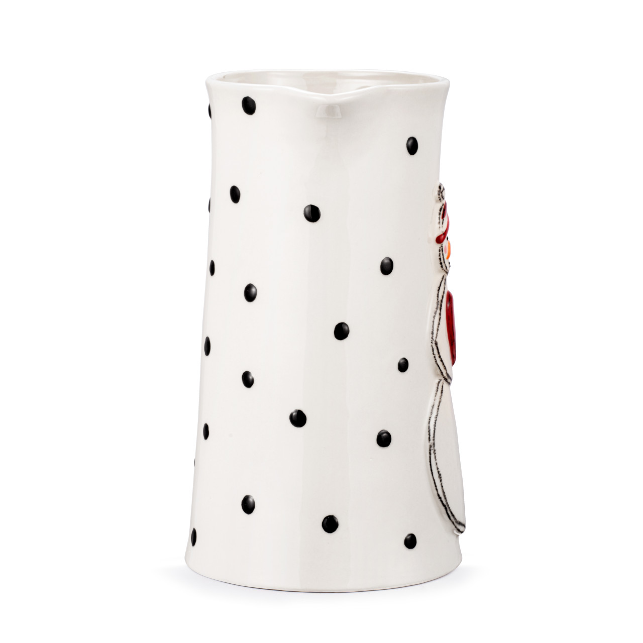 Snowman Polka Dot Pitcher thumbnail