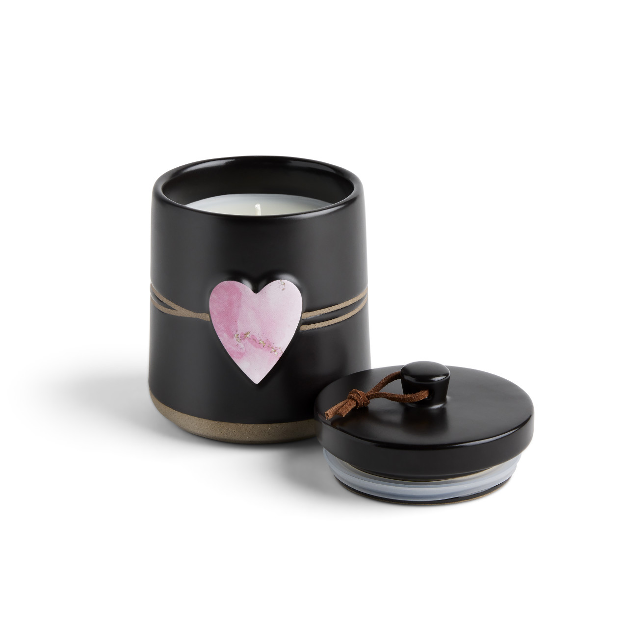 Strong Beautiful You Art Heart Candle w/ Lid thumbnail