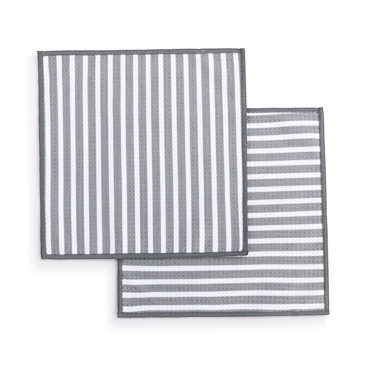Grey Stripe Absorbent Men's Reversible Cloths thumbnail
